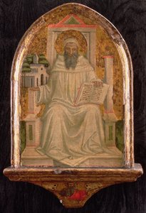 Szent Romuald (megh. 1027) (tempera a panelen)